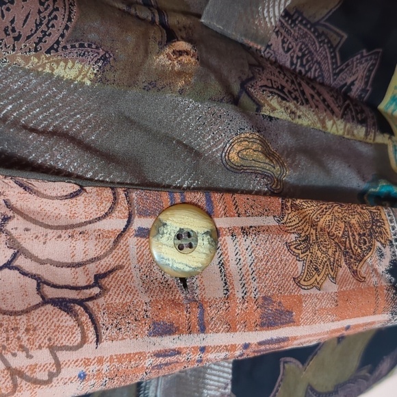 Vintage Helene Artsy Abstract Blazer M - Picture 2 of 11